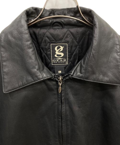 GEAR FOR SPORTS（ギアフォースポーツ）GEAR FOR SPORTS (ギアフォースポーツ) レザージャケット ブラック サイズ:Lの古着・服飾アイテム
