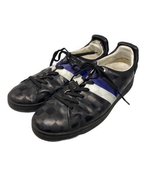 LOUIS VUITTON（ルイ ヴィトン）LOUIS VUITTON (ルイ ヴィトン) ダミエアンフィニ ローカットスニーカー ブラック サイズ:8 1/2の古着・服飾アイテム