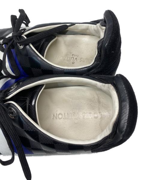 LOUIS VUITTON（ルイ ヴィトン）LOUIS VUITTON (ルイ ヴィトン) ダミエアンフィニ ローカットスニーカー ブラック サイズ:8 1/2の古着・服飾アイテム