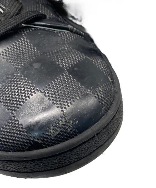 LOUIS VUITTON（ルイ ヴィトン）LOUIS VUITTON (ルイ ヴィトン) ダミエアンフィニ ローカットスニーカー ブラック サイズ:8 1/2の古着・服飾アイテム