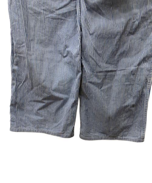 Dry Bones（ドライボーンズ）Dry Bones (ドライボーンズ) ヒッコリーシンチバッグパンツ ホワイト×ネイビー サイズ:W30の古着・服飾アイテム