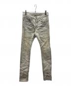 TORNADO MARTトルネードマート）の古着「スキニーデニムパンツ」｜グレー