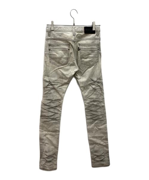 TORNADO MART（トルネードマート）TORNADO MART (トルネードマート) スキニーデニムパンツ グレー サイズ:Sの古着・服飾アイテム