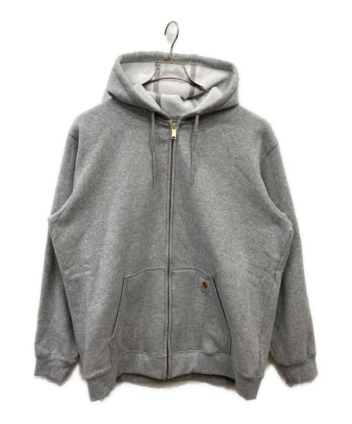 CarHartt（カーハート）CarHartt (カーハート) ジップアップパーカー グレー サイズ:XLの古着・服飾アイテム