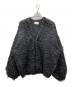 soerte（ソエルテ）の古着「Wool blend super volume shaggy knit cardigan」｜グレー
