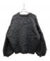 soerte (ソエルテ) Wool blend super volume shaggy knit cardigan グレー サイズ:3：7000円