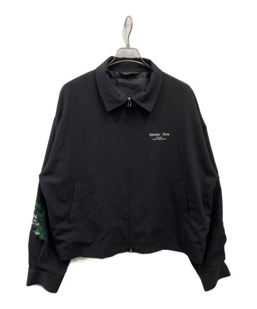 ajouter flow（アジューテフロー）ajouter flow (アジューテフロー) スーベニアジャケット ブラック サイズ:Lの古着・服飾アイテム