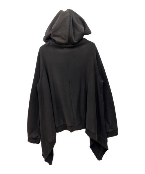 MM6 Maison Margiela（エムエムシックスメゾンマルジェラ）MM6 Maison Margiela (エムエムシックスメゾンマルジェラ) ジップアップパーカー ブラック サイズ:XXLの古着・服飾アイテム