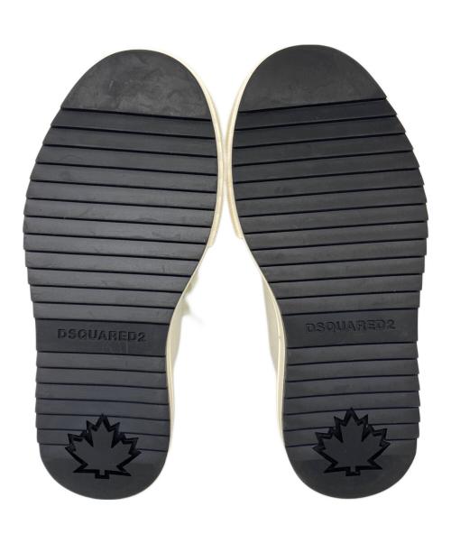 DSQUARED2（ディースクエアード）DSQUARED2 (ディースクエアード) ベルリン キャンバススニーカー ホワイト サイズ:35の古着・服飾アイテム