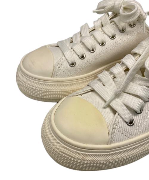 DSQUARED2（ディースクエアード）DSQUARED2 (ディースクエアード) ベルリン キャンバススニーカー ホワイト サイズ:35の古着・服飾アイテム