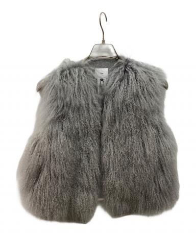 中古・古着通販】Sov. (ソブ) チベットラムファーベスト グレー サイズ