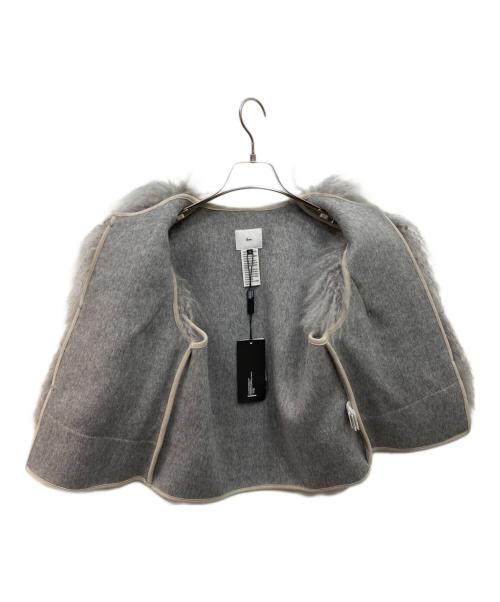 Sov.（ソブ）Sov. (ソブ) チベットラムファーベスト グレー サイズ:36 未使用品の古着・服飾アイテム