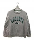 LACOSTEラコステ）の古着「ロゴプイントスウェット」｜グレー