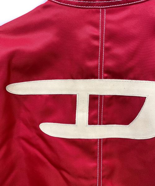 DIESEL（ディーゼル）DIESEL (ディーゼル) ジャケット レッド×ブルー サイズ:XLの古着・服飾アイテム