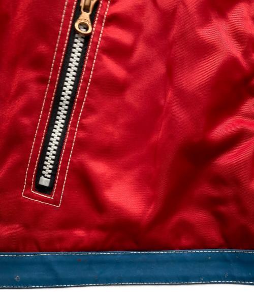 DIESEL（ディーゼル）DIESEL (ディーゼル) ジャケット レッド×ブルー サイズ:XLの古着・服飾アイテム