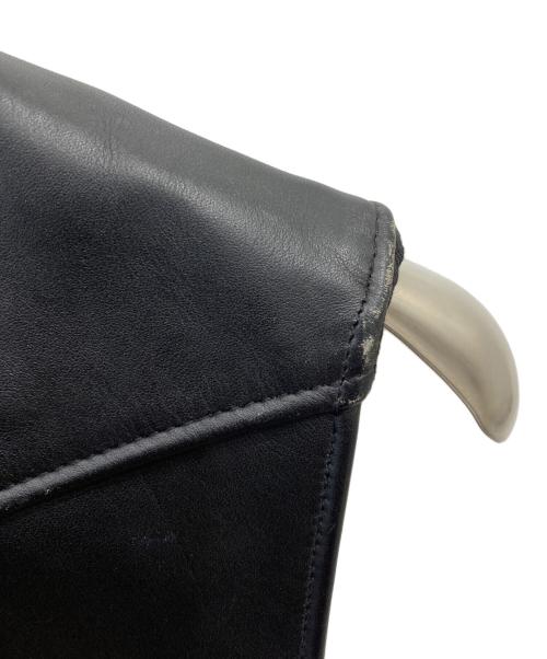 Schott（ショット）Schott (ショット) 400V レザーベスト ブラック サイズ:Lの古着・服飾アイテム