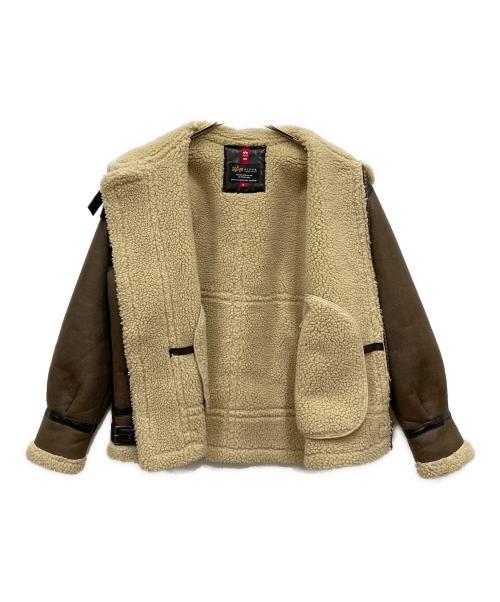 ALPHA（アルファ）ALPHA (アルファ) B3 フライトジャケット ブラウン サイズ:Mの古着・服飾アイテム