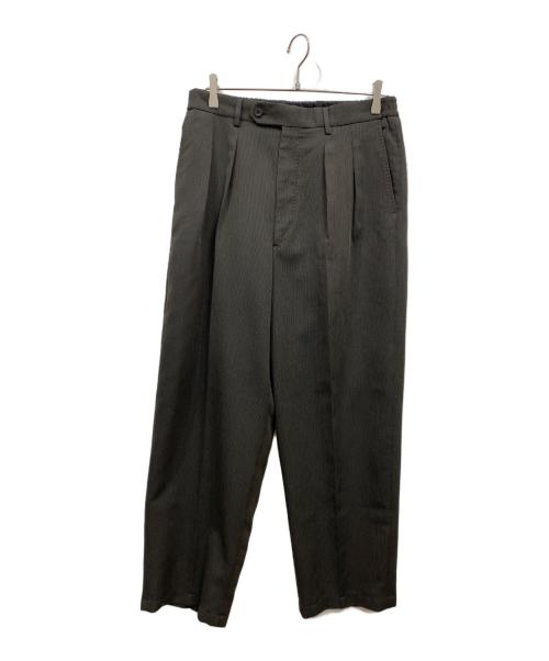 STEVEN ALAN（スティーブンアラン）STEVEN ALAN (スティーブンアラン) PE/L ブッチャー イン ツープリーツ ドレス トラウザーズ グレー サイズ:Lの古着・服飾アイテム