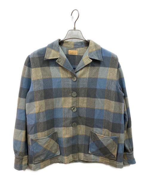 PENDLETON（ペンドルトン）PENDLETON (ペンドルトン) 50’sウールシャツ グレー サイズ:ーの古着・服飾アイテム