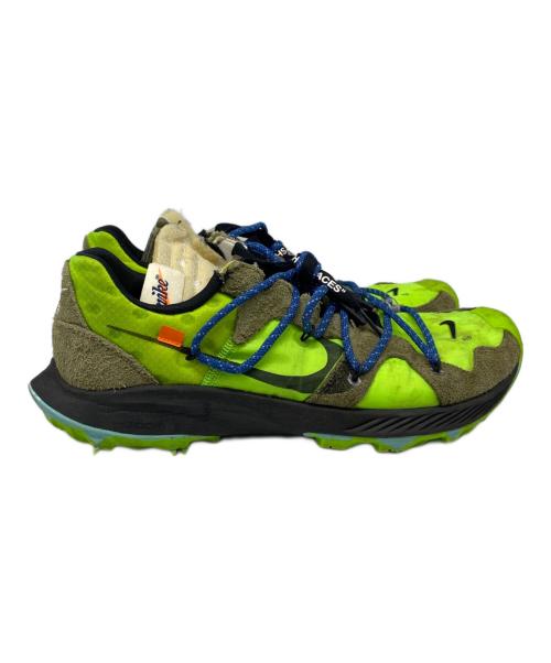 NIKE（ナイキ）NIKE (ナイキ) OFFWHITE (オフホワイト) WMNS ZOOM TERRA KIGER 5 /OW グリーン サイズ:28.5の古着・服飾アイテム