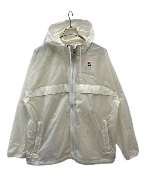 K-WAY（ケイウェイ）K-WAY (ケイウェイ) REMAKE 1975 CLAUDE ナイロンジャケット ホワイト サイズ:XLの古着・服飾アイテム