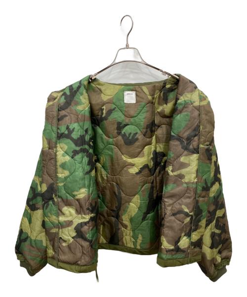 oddment（オッドメント）oddment (オッドメント) QUILTING SHORT JACKET カーキ サイズ:freeの古着・服飾アイテム