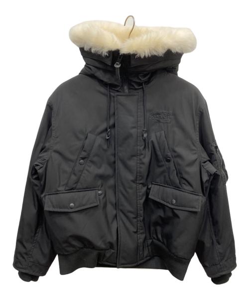 COACH（コーチ）COACH (コーチ) 裏ボアショートパーカ ブラック サイズ:不明　の古着・服飾アイテム