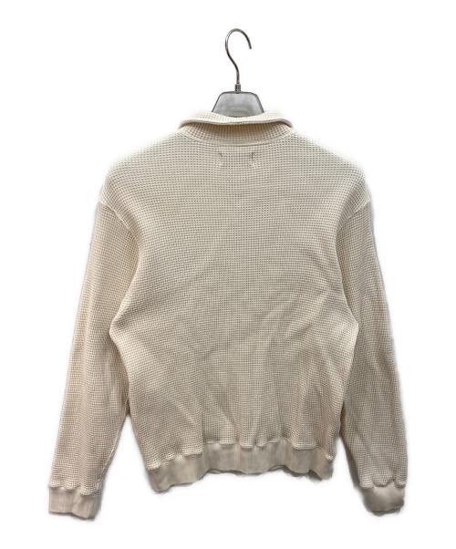 Fake Ass Flowers（フェイク アス フラワーズ）Fake Ass Flowers (フェイク アス フラワーズ) Thermal Half Zip Pullover ベージュ サイズ:ＦＲＥＥの古着・服飾アイテム