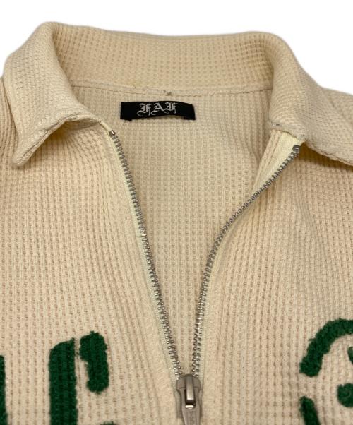 Fake Ass Flowers（フェイク アス フラワーズ）Fake Ass Flowers (フェイク アス フラワーズ) Thermal Half Zip Pullover ベージュ サイズ:ＦＲＥＥの古着・服飾アイテム