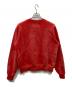 BEAMS (ビームス) FADE RHINE STONE SWEAT CREW レッド サイズ:M：8000円