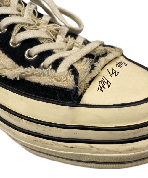 XVESSEL（ヴァネス・ウー）XVESSEL (ヴァネス・ウー) デザインスニーカー ブラック サイズ:27.5㎝の古着・服飾アイテム