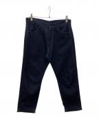 COMME des GARCONS HOMMEコムデギャルソン オム）の古着「テーラードパンツ」｜ネイビー