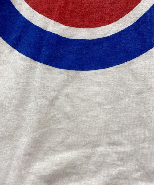 TRUE-FAN（トゥルーファン）TRUE-FAN (トゥルーファン) リンガーTシャツ ホワイト サイズ:XLの古着・服飾アイテム