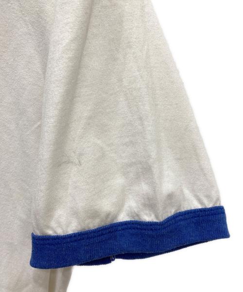 TRUE-FAN（トゥルーファン）TRUE-FAN (トゥルーファン) リンガーTシャツ ホワイト サイズ:XLの古着・服飾アイテム