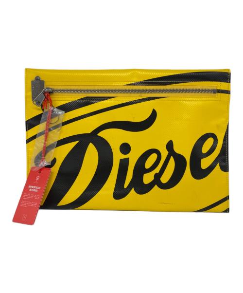 DIESEL（ディーゼル）DIESEL (ディーゼル) クラッチバッグ イエローの古着・服飾アイテム