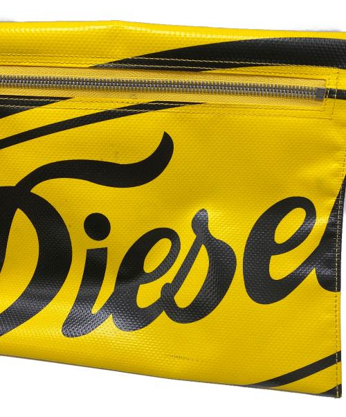 DIESEL（ディーゼル）DIESEL (ディーゼル) クラッチバッグ イエローの古着・服飾アイテム