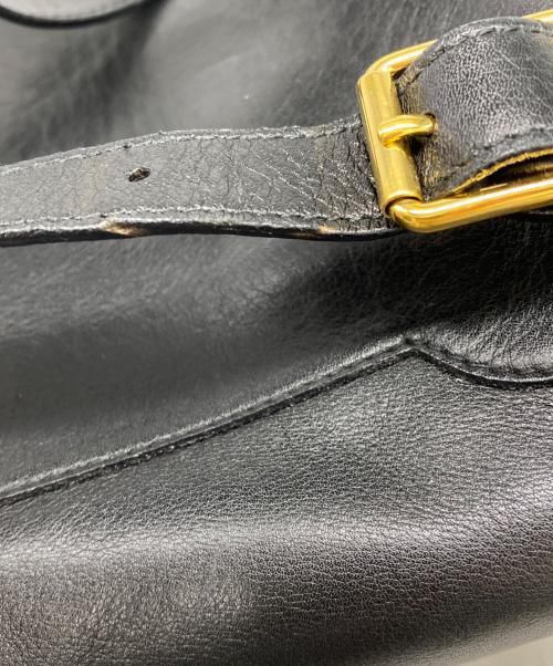 GUCCI（グッチ）GUCCI (グッチ) バンブーレザーミニリュック ブラックの古着・服飾アイテム