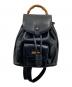 GUCCI (グッチ) バンブーレザーミニリュック ブラック：23000円