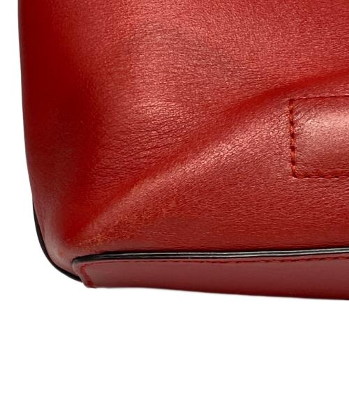 GUCCI（グッチ）GUCCI (グッチ) インターロッキングGチェーントートバッグ レッドの古着・服飾アイテム