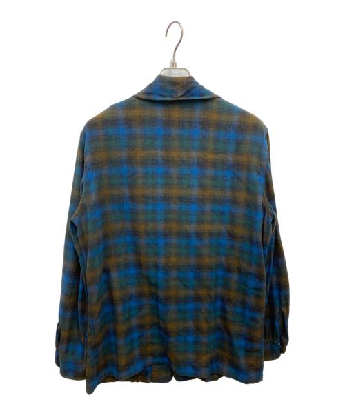 PENDLETON（ペンドルトン）PENDLETON (ペンドルトン) ウールテーラードジャケット ブルー サイズ:Mの古着・服飾アイテム