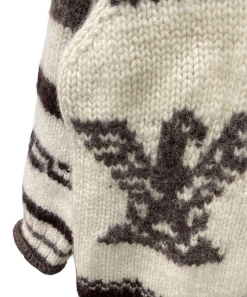 CANADIAN TRAD（カナディアントラッド）CANADIAN TRAD (カナディアントラッド) カウチンニットカーディガン ベージュ サイズ:不明の古着・服飾アイテム