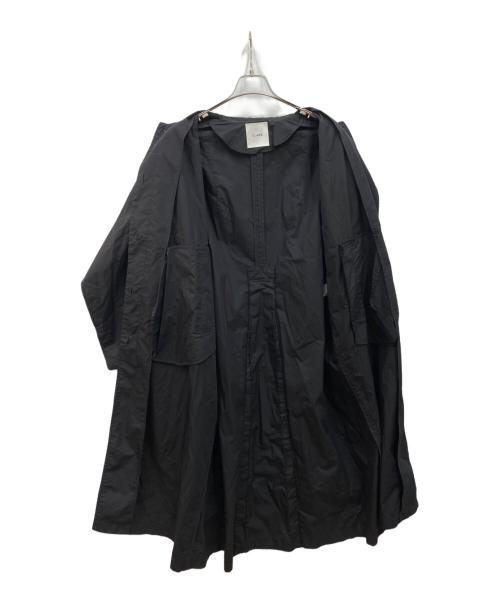 CLANE（クラネ）CLANE (クラネ) バックフリルシングルコート ブラック サイズ:1の古着・服飾アイテム