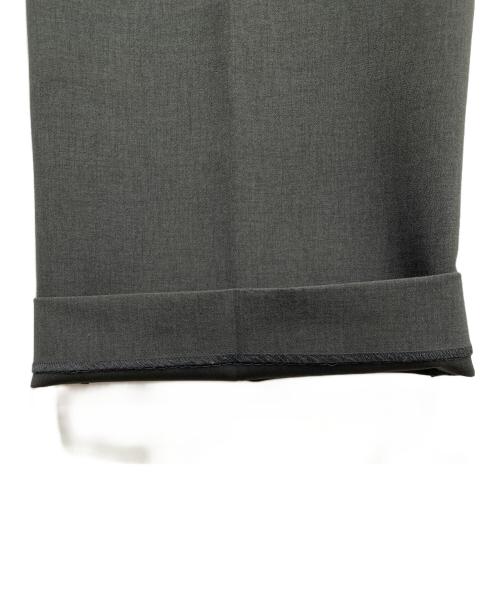 Spick and Span（スピック＆スパン）Spick and Span (スピック＆スパン) ダブルクロスツータックパンツ グレー サイズ:34の古着・服飾アイテム