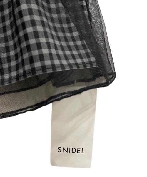 Snidel（スナイデル）Snidel (スナイデル) 半袖ブラウス ブラック サイズ:FREEの古着・服飾アイテム
