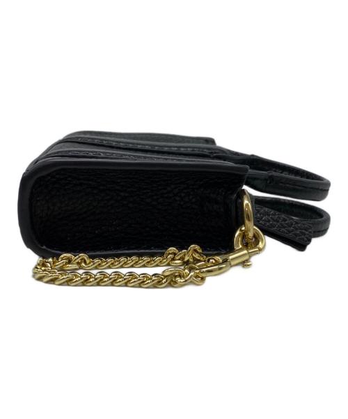 MARC JACOBS（マークジェイコブス）MARC JACOBS (マークジェイコブス) ザ レザー ナノ トート チャーム ブラックの古着・服飾アイテム