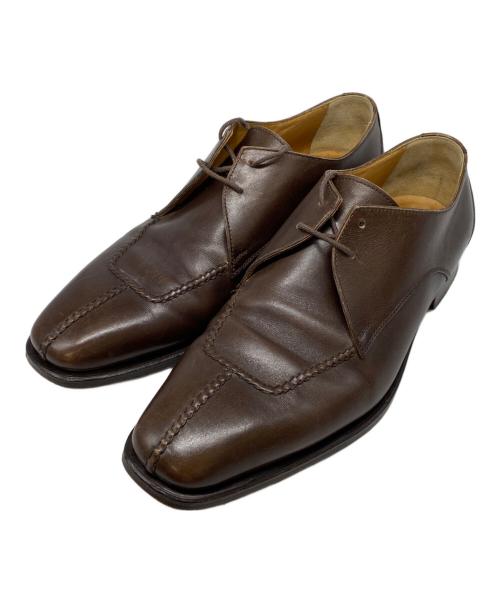 HERMES（エルメス）HERMES (エルメス) レザーシューズ ブラウン サイズ:41の古着・服飾アイテム