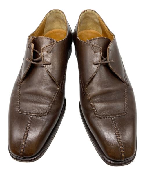 HERMES（エルメス）HERMES (エルメス) レザーシューズ ブラウン サイズ:41の古着・服飾アイテム