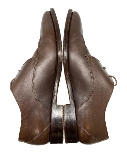 HERMES（エルメス）HERMES (エルメス) レザーシューズ ブラウン サイズ:41の古着・服飾アイテム