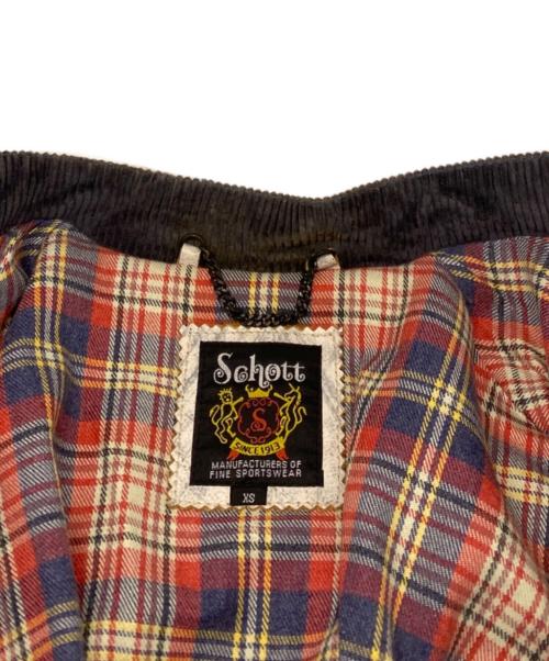 Schott（ショット）Schott (ショット) レーサージャケット ホワイト サイズ:XSの古着・服飾アイテム