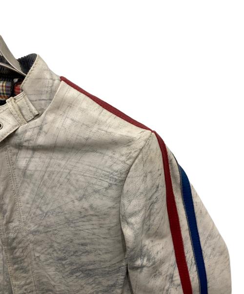 Schott（ショット）Schott (ショット) レーサージャケット ホワイト サイズ:XSの古着・服飾アイテム